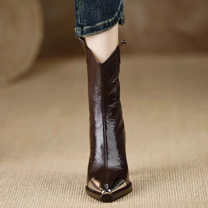Sofia Women's Leather Ankle Boots
