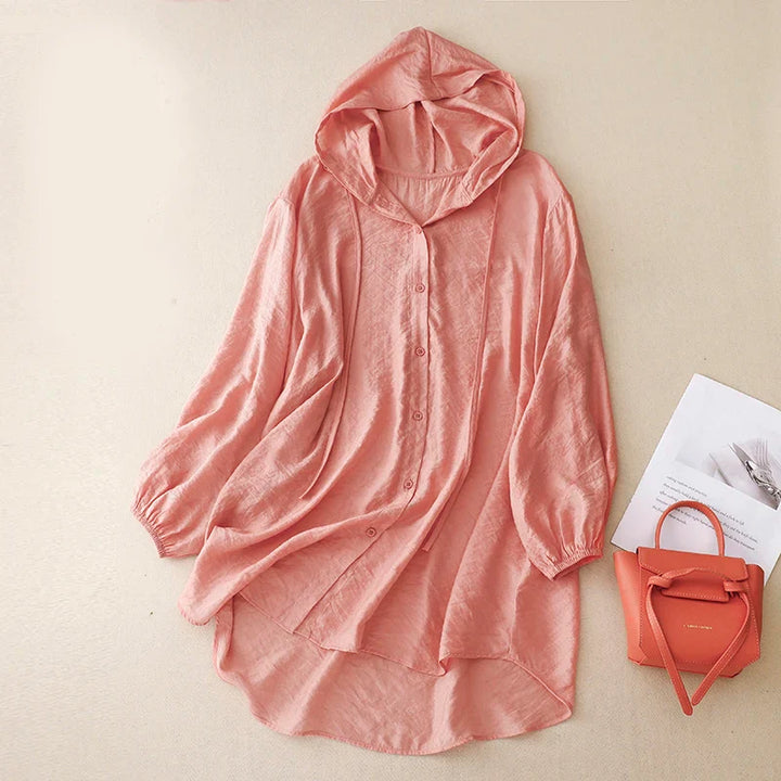 Juniper Sunscreen Linen Hoodie