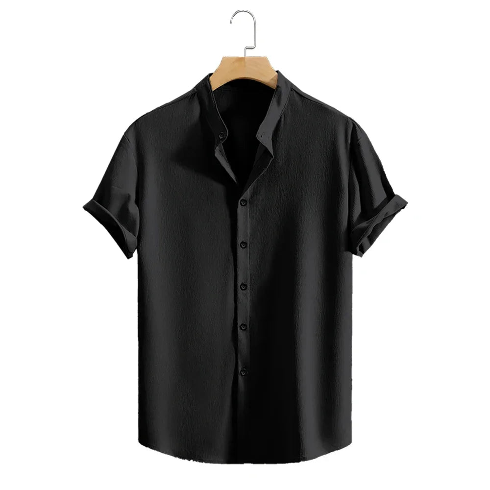 Hafford Henley Linen Shirt