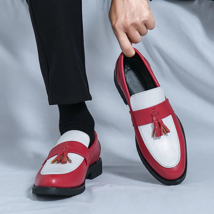 Lucero Leather Tassel Loafers
