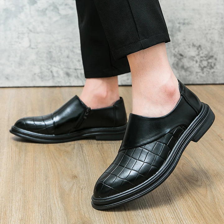 Colton Leather Slip On Shoes