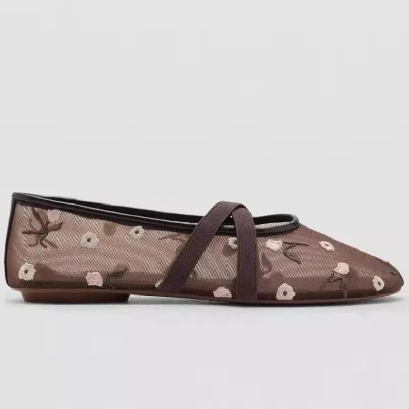 Alvina Floral Ballet Flats