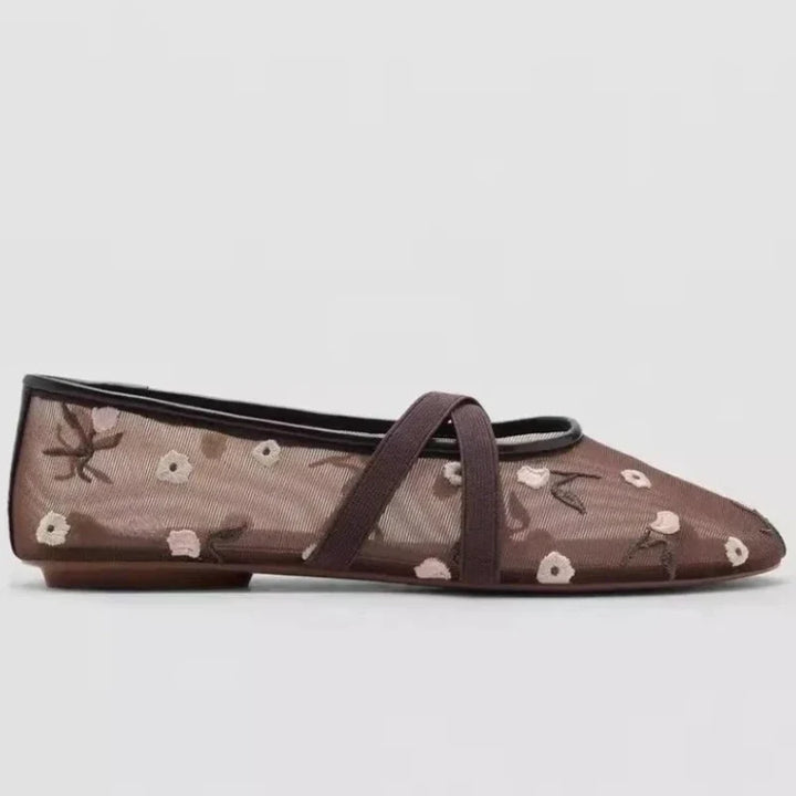 Alvina Floral Ballet Flats