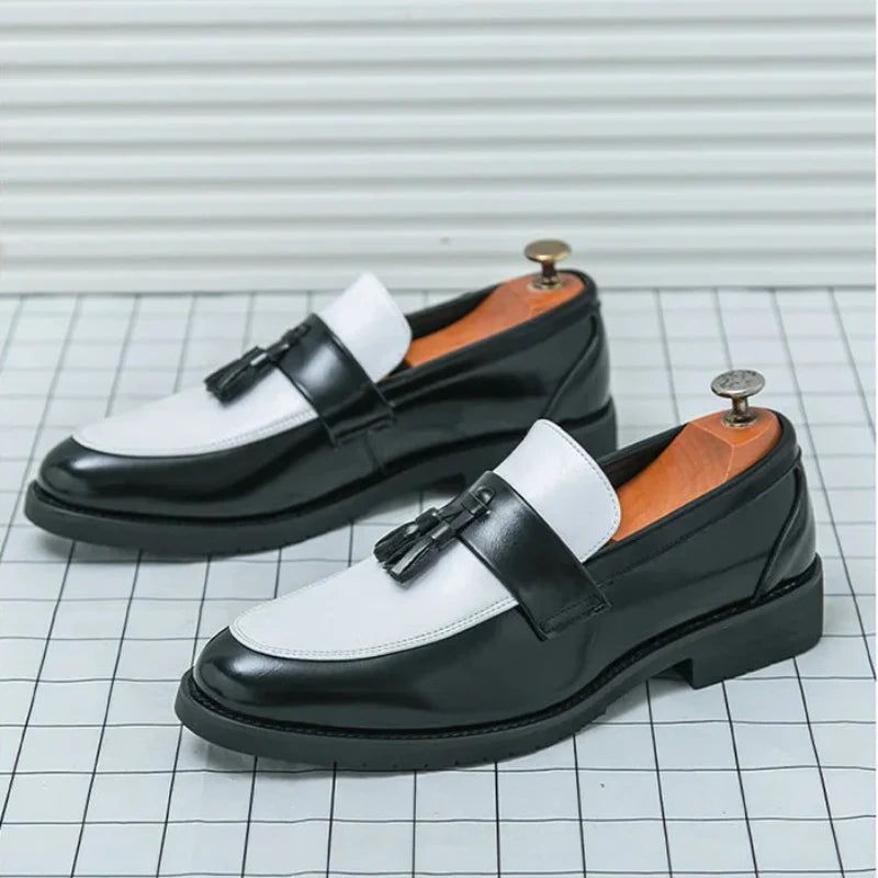Lucero Leather Tassel Loafers