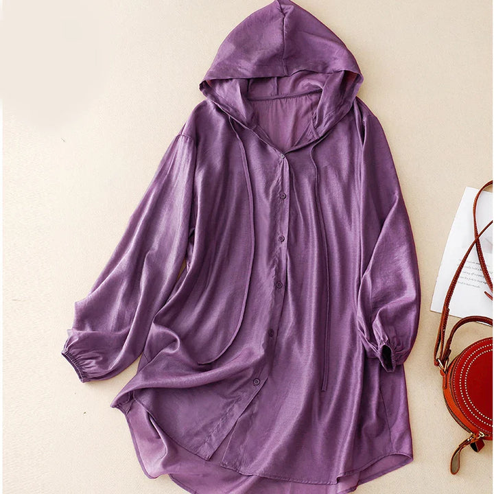Juniper Sunscreen Linen Hoodie