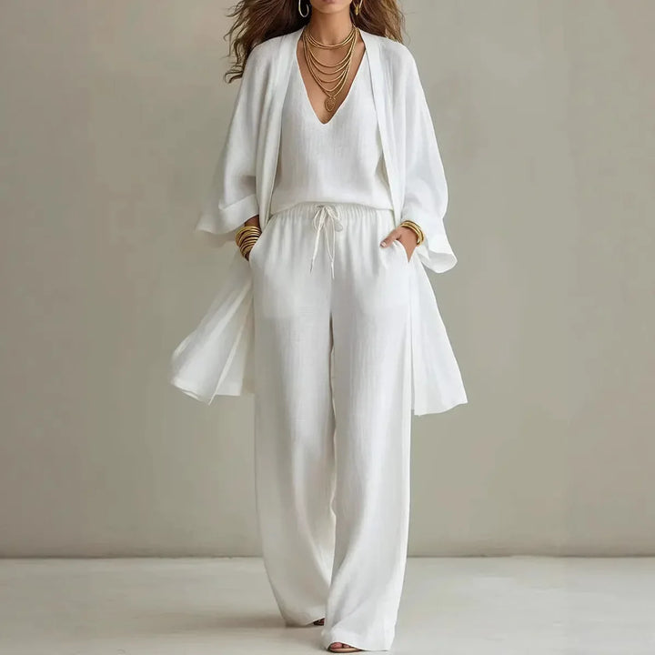 Celeste Linen 3 Piece Co-ord Set