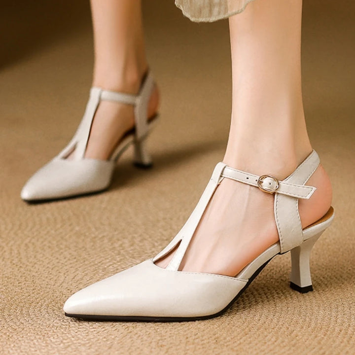 Solene Leather Sandals