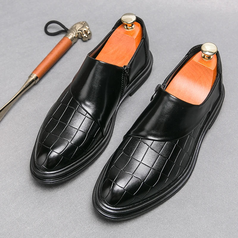 Colton Leather Slip On Shoes