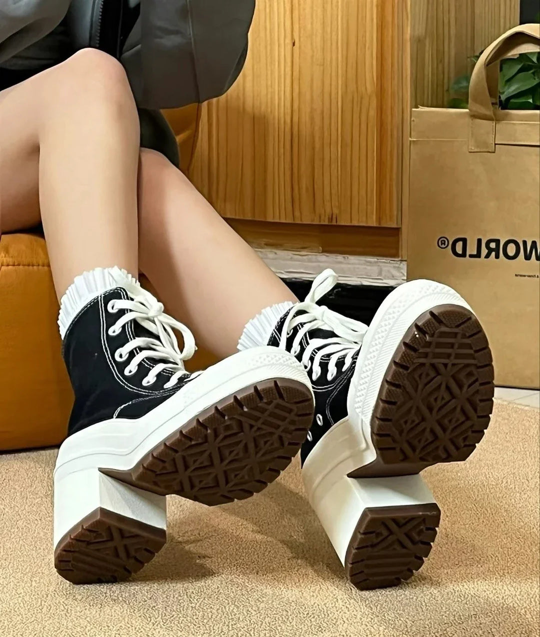 Rebecca Women's Rise Canvas Sneakers