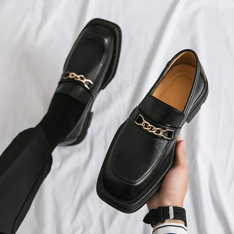 Mason Leather Slip on Shoes