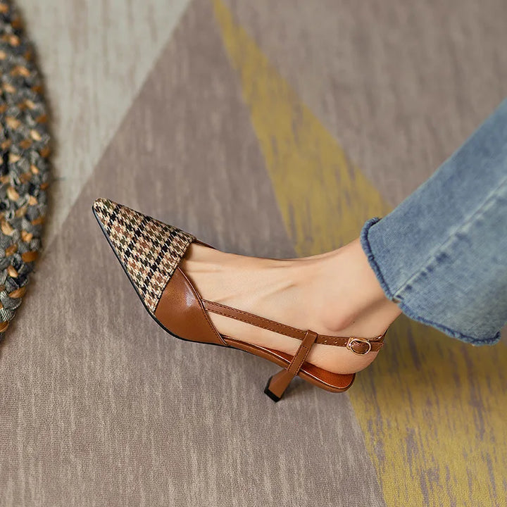 Monroe Leather Slingback Sandals