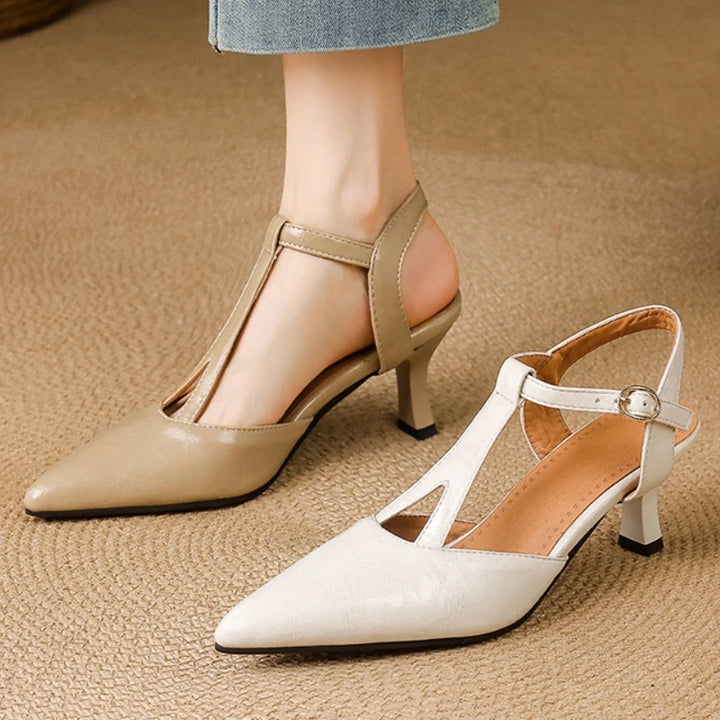 Solene Leather Sandals
