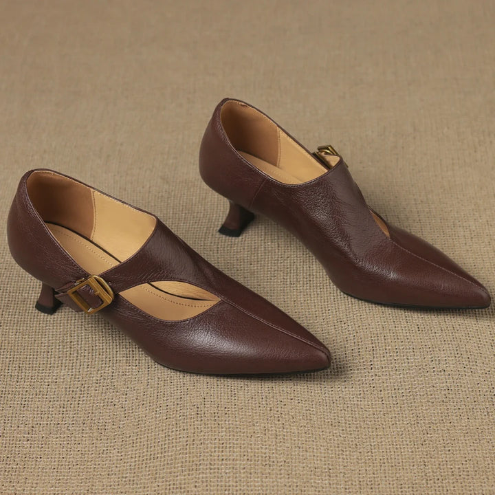 Juniper Leather Dress Pumps