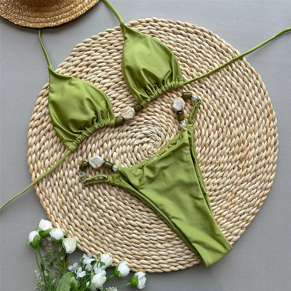 Lelia Halter Bralette Bikini Set