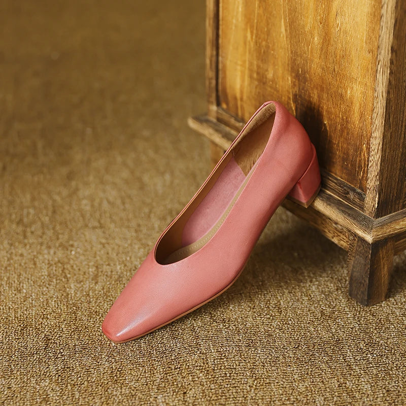 Alvina Leather Pumps