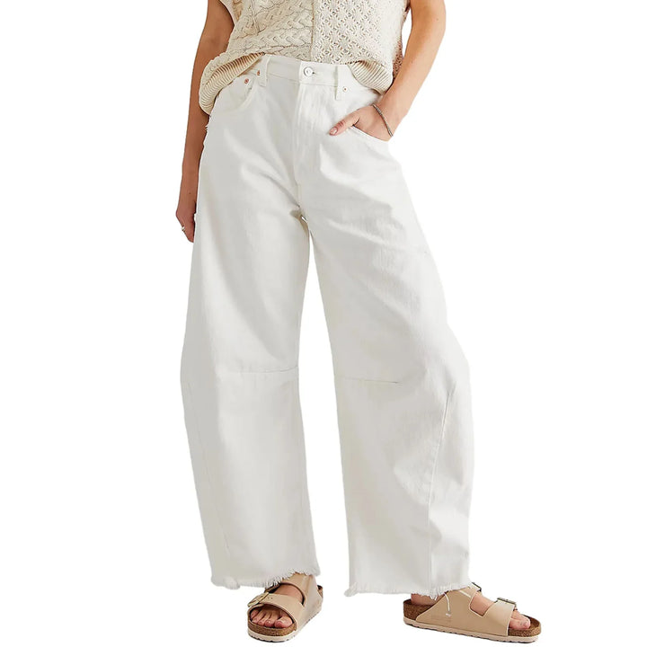 Zafira Wide Leg Boyfriend Jeans