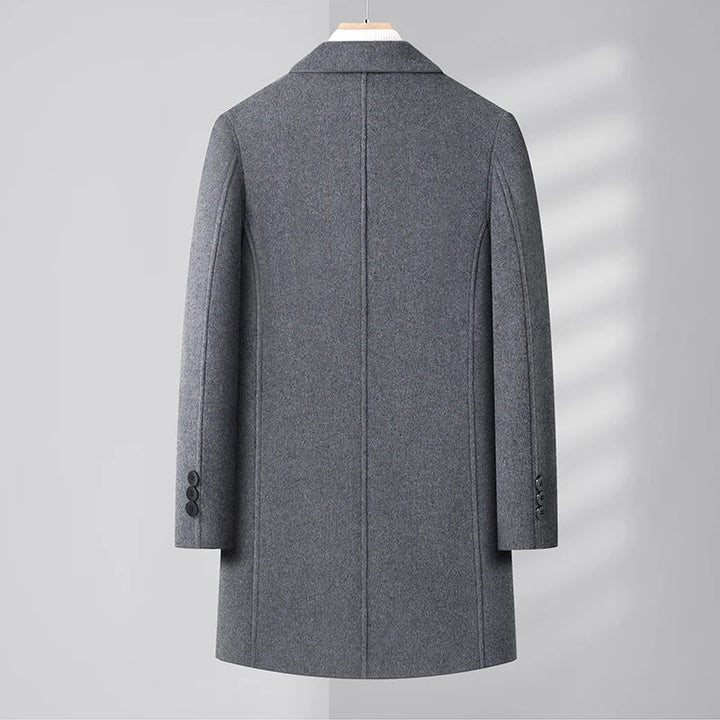 Alpine Men's Pure Wool Overcoat