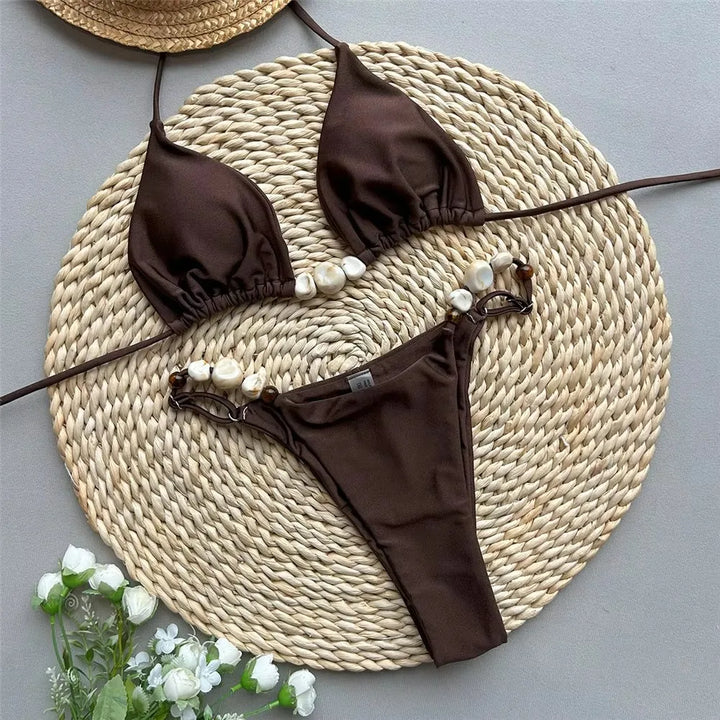 Lelia Halter Bralette Bikini Set