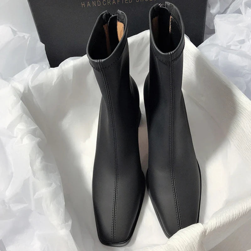 Karolina Leather Chelsea Ankle Boots