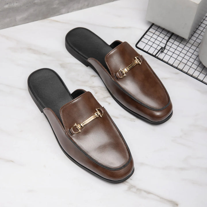 Jefferson Genuine Leather Summer Mules