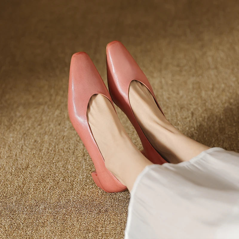 Alvina Leather Pumps