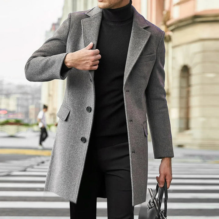 Burlington Men's Wool Overcoat