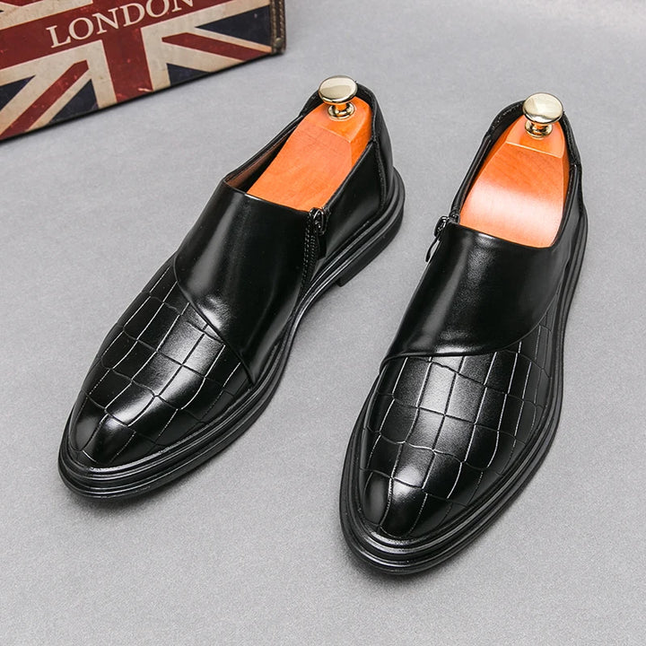 Colton Leather Slip On Shoes