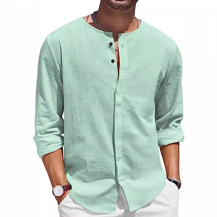 Jackson Linen Henley Summer Shirt