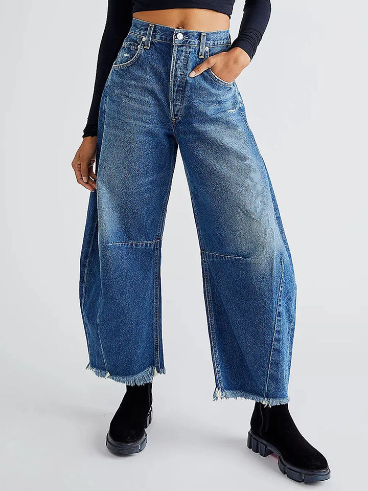 Zafira Wide Leg Boyfriend Jeans