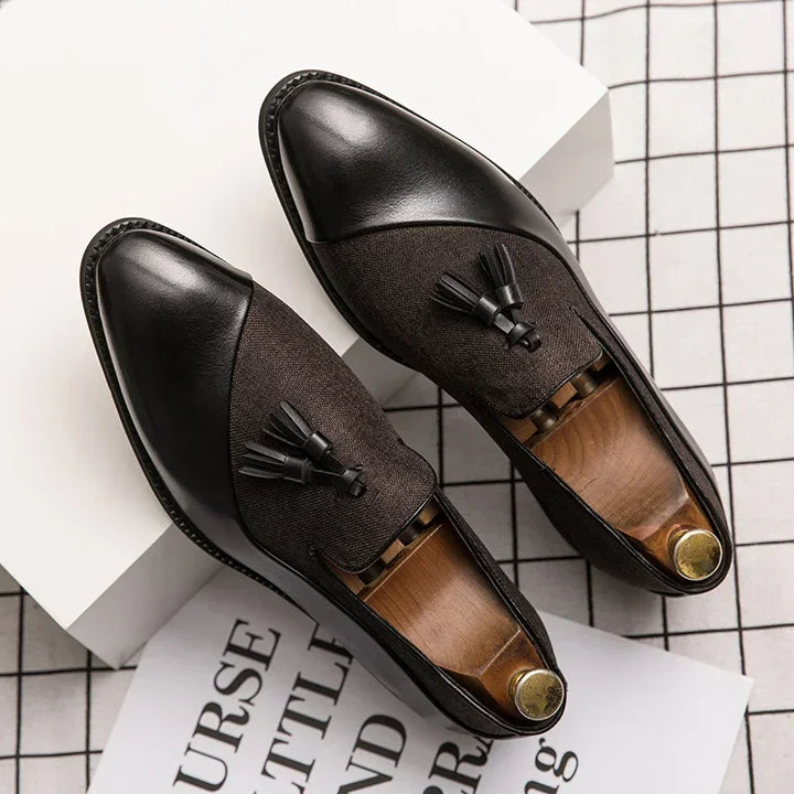Barret Tassel Leather Loafers