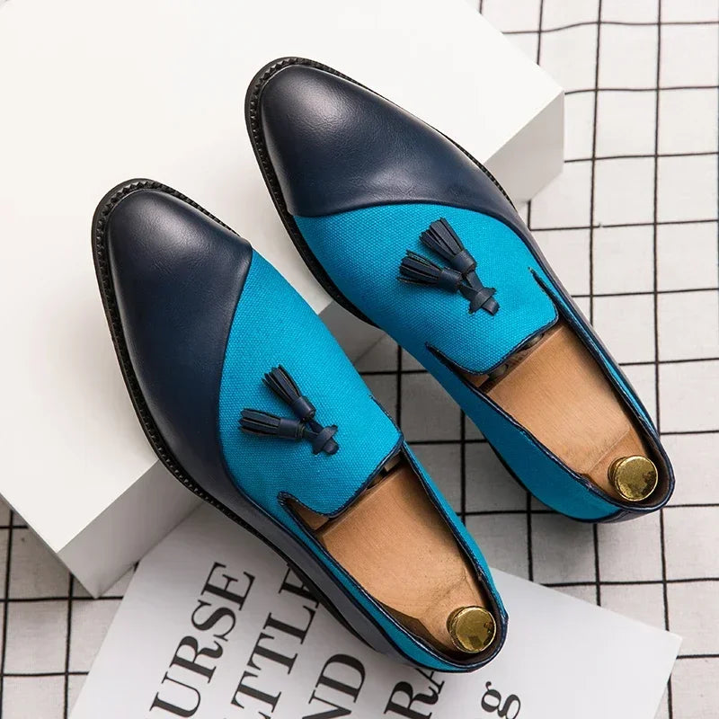 Barret Tassel Leather Loafers