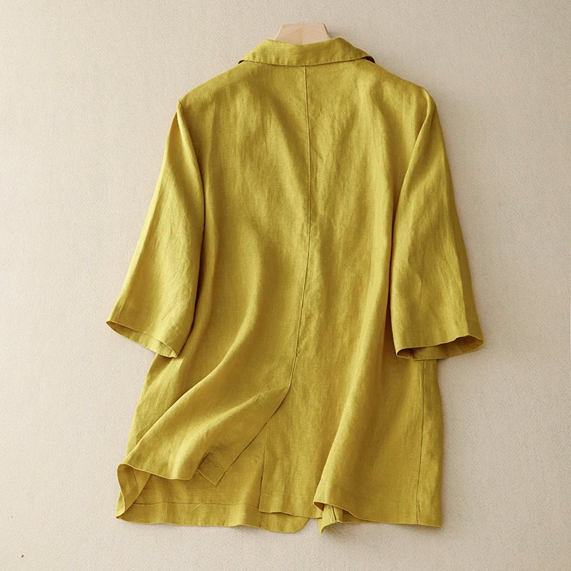 Ariana Linen Summer Blazer