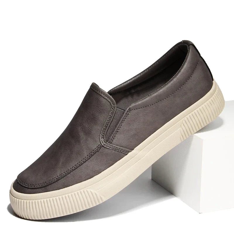 Brenton Leather Slip-On Loafers