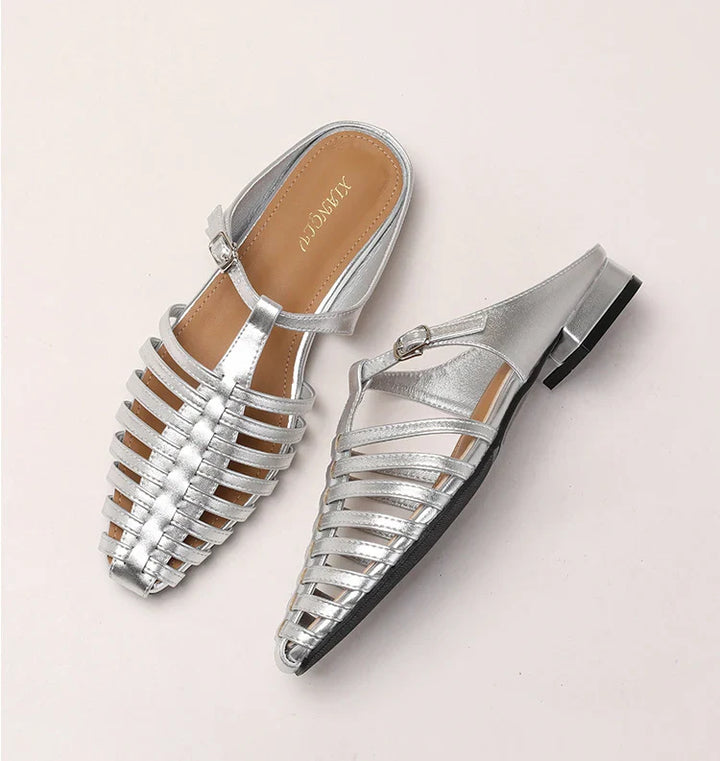 Novaro Summer Buckle Flats