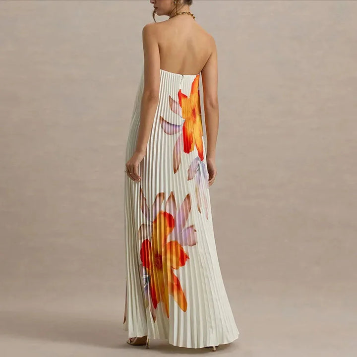 Mandana Strapless Maxi Floral Dress