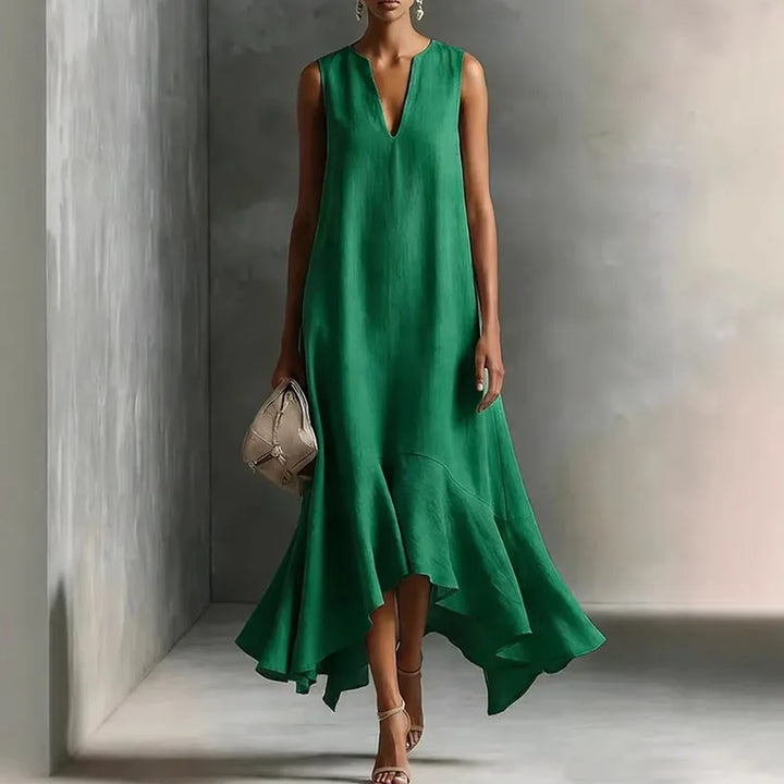 Liora V Neck Flowy Sundress