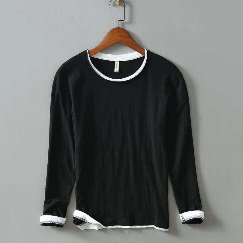 Beaumont Cotton Henley Tee Shirt