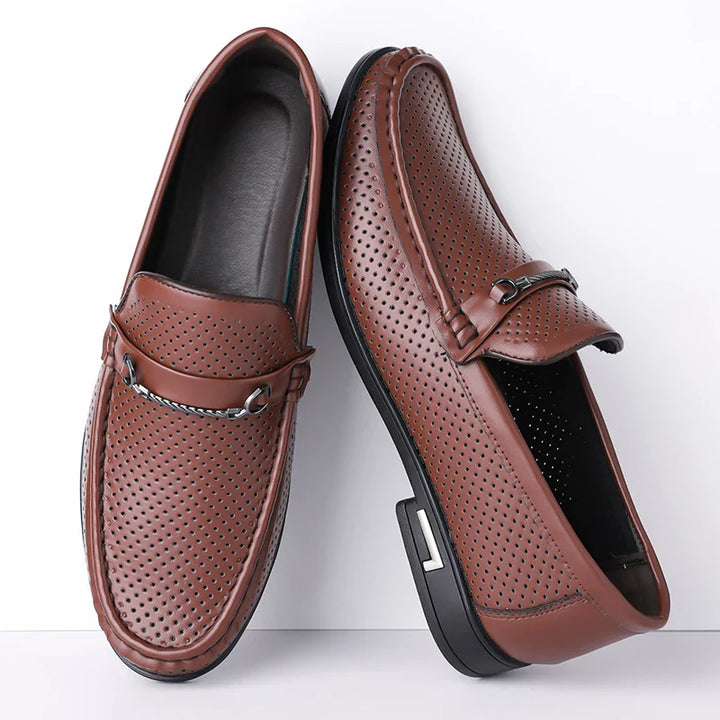 Carlos Italian Leather Dress Loafers