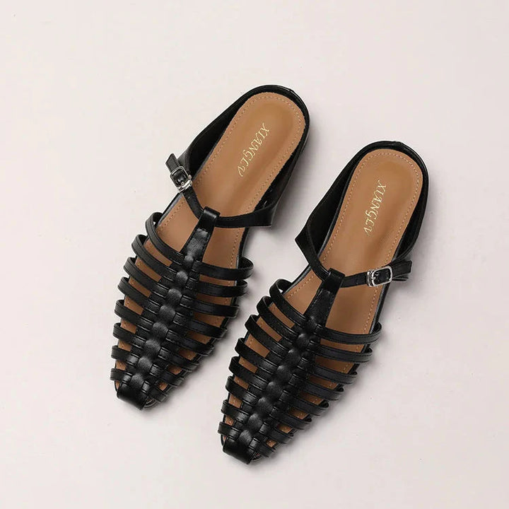 Novaro Summer Buckle Flats