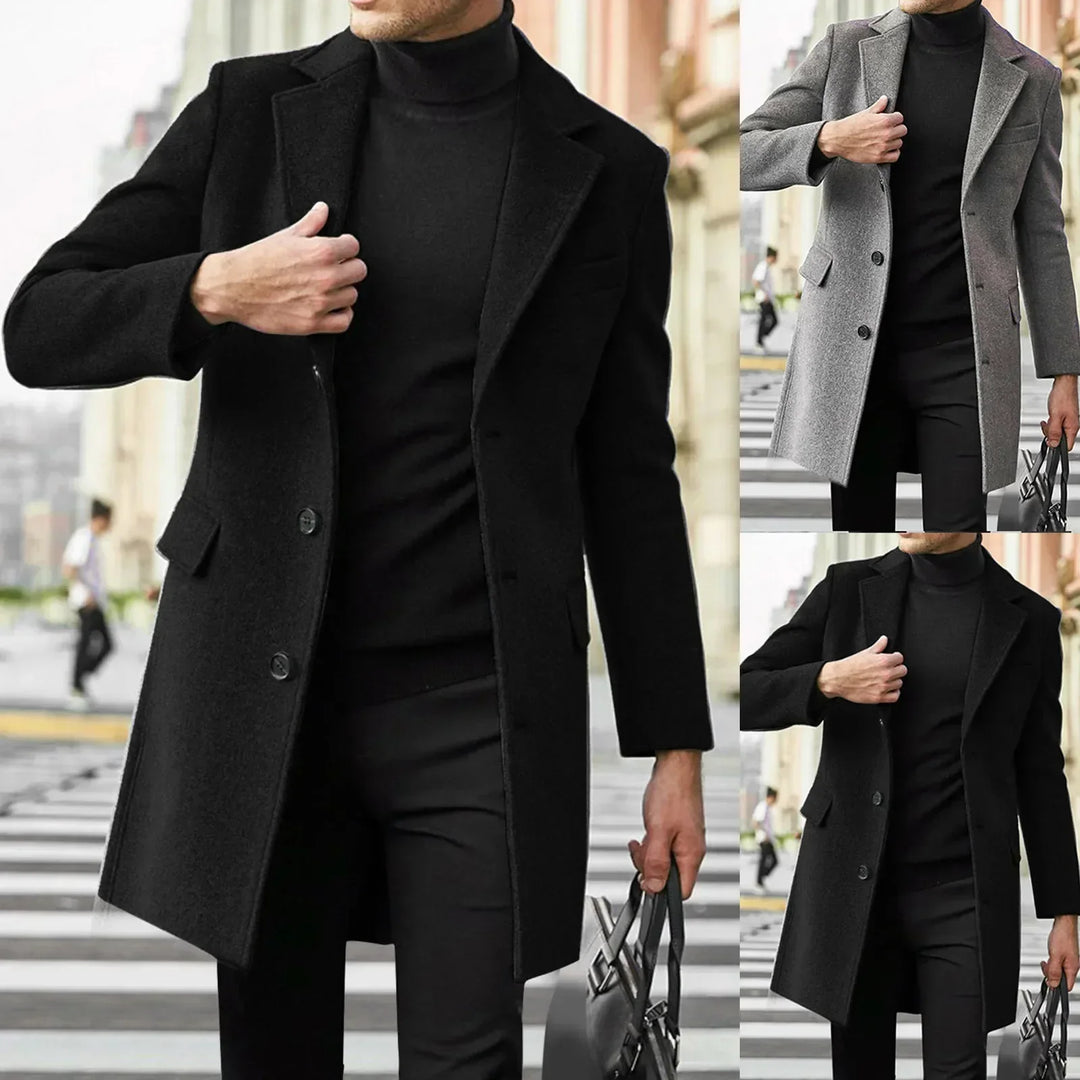 Burlington Men's Wool Overcoat