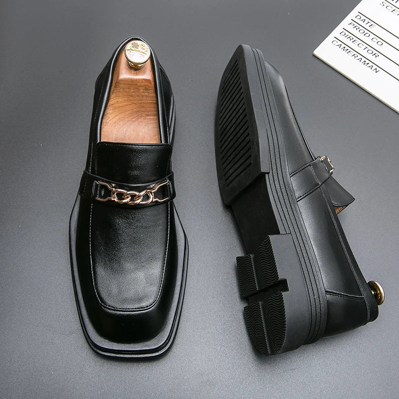 Mason Leather Slip on Shoes