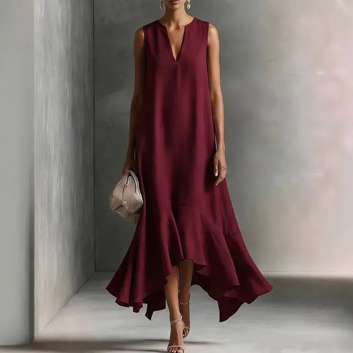 Liora V Neck Flowy Sundress