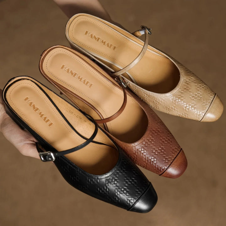 Milani Genuine Leather Mules