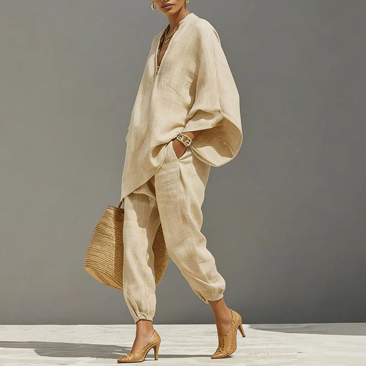 Gianna Linen Matching Set