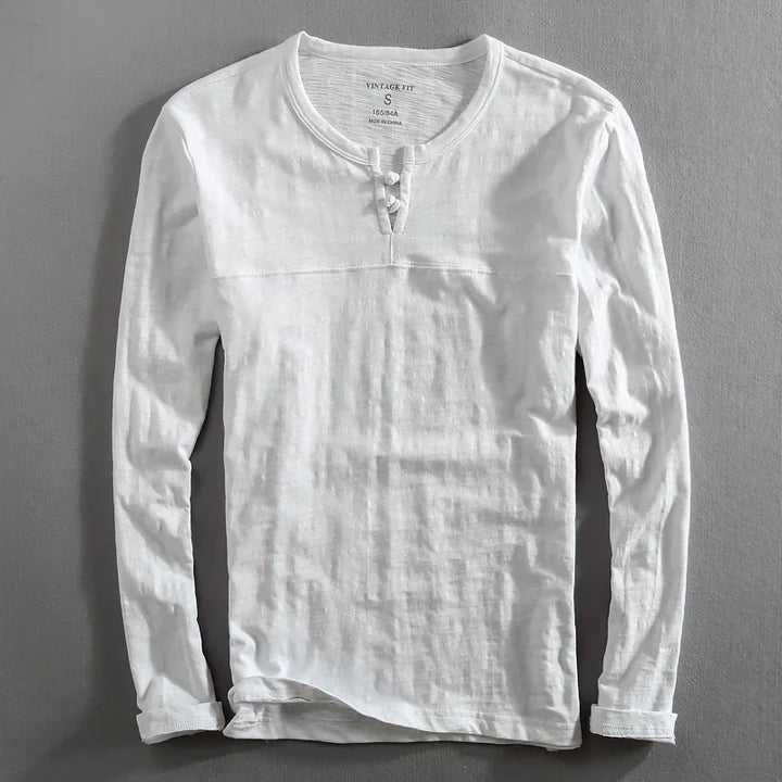 Carsen Long Sleeve Henley Shirt