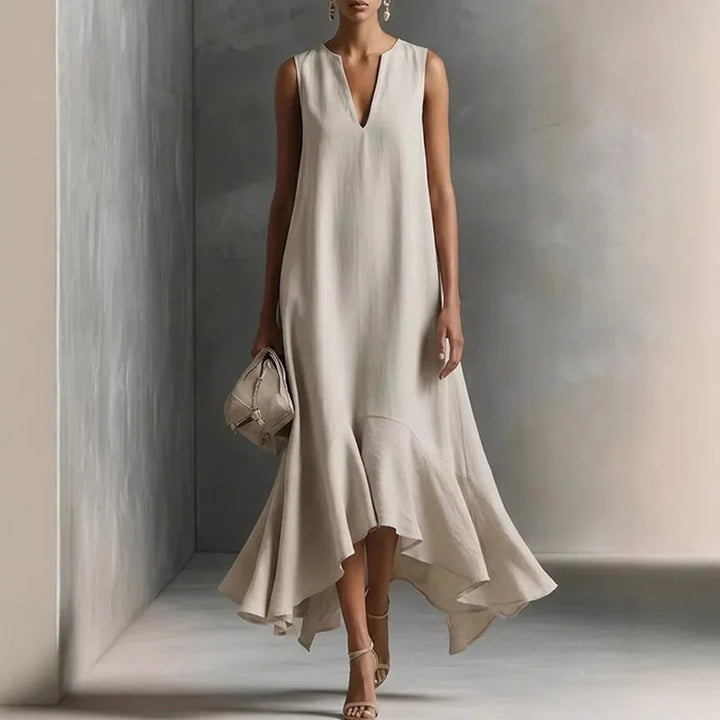 Liora V Neck Flowy Sundress