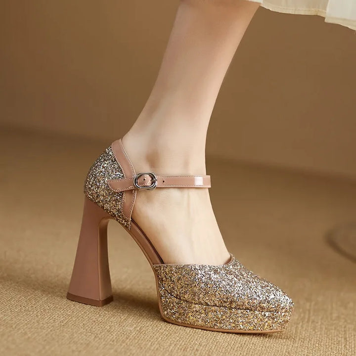 Vivienne Sparkle Platform Pumps