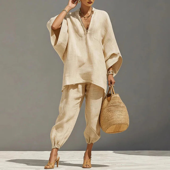 Gianna Linen Matching Set