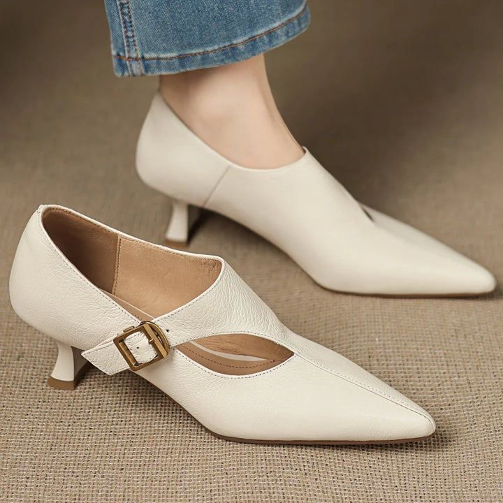 Juniper Leather Dress Pumps