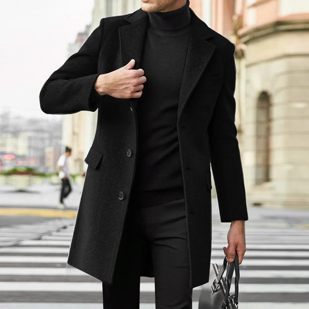 Burlington Men's Wool Overcoat
